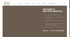 Desktop Screenshot of macpackdubai.com